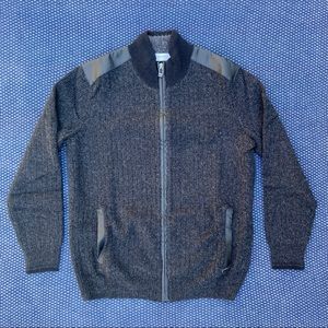 Men’s Calvin Klein Premium full zip sweater (L)